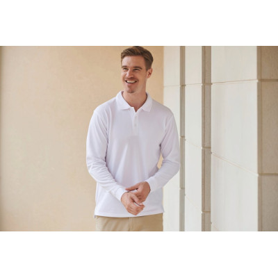 Men's Coolplus® Long-Sleeved Polo Shirt